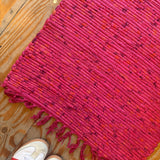 Chindi Rug Red & Pink 60 x 90cm