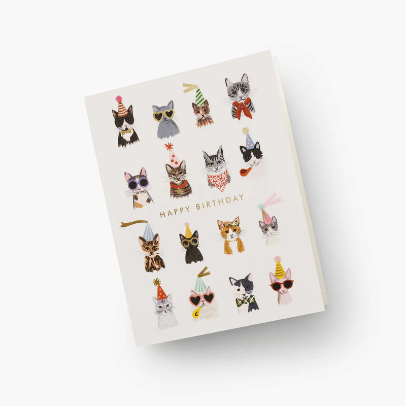 Rifle Paper Cool Cats Birthday Card