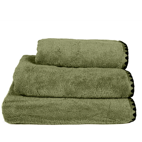 Cotton Issey Towel in Khaki 