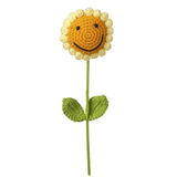 Crochet Smiley Sunflower Stem