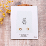 Crystal Circle Earrings 