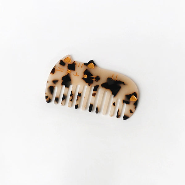 Cute Cat Designed Acetate Hair Combs