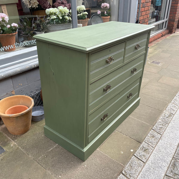 Antique Painted Chest Of Drawers