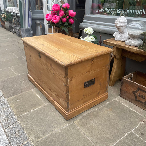 Antique Pine Blanket Box
