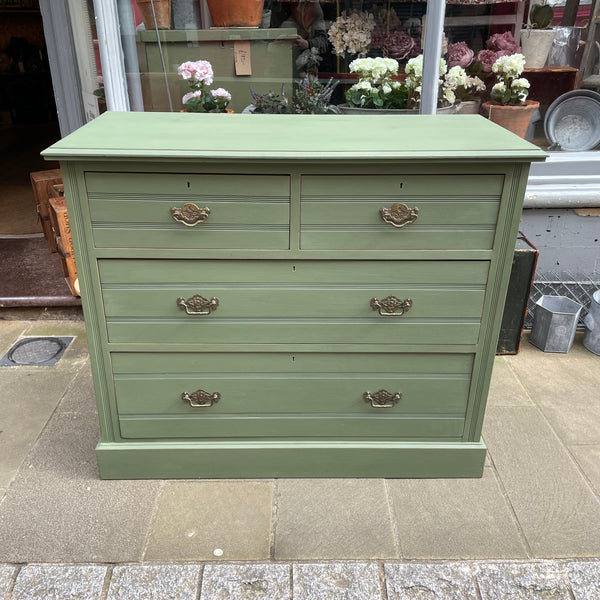 Antique Painted Chest Of Drawers