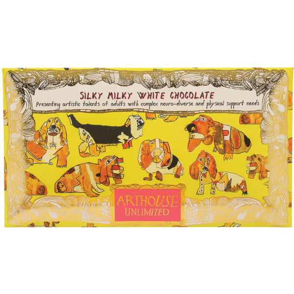 Arthouse Unlimited Happy Hounds Silky Milk White Chocolate -