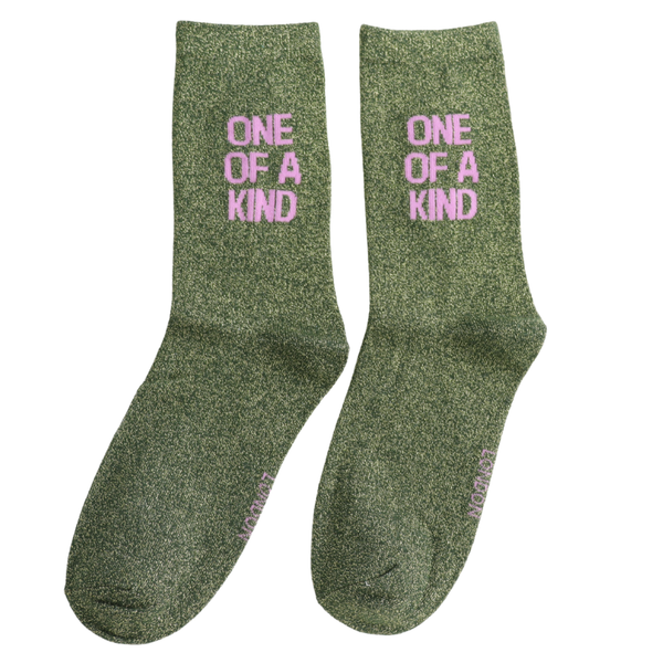 Miss Sparrow London - Glitter Statement Socks - One of a Kind