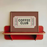 Dandy Prints 'Coffee Club' Retro Framed Art Print