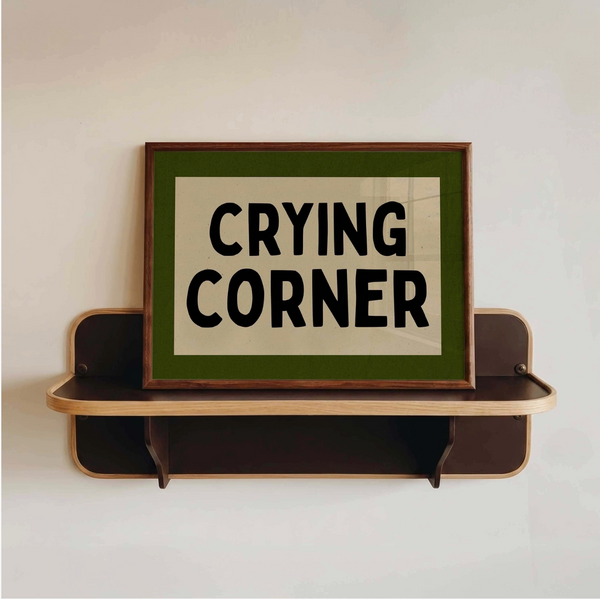 Dandy Prints ' Crying Corner' Framed Print 