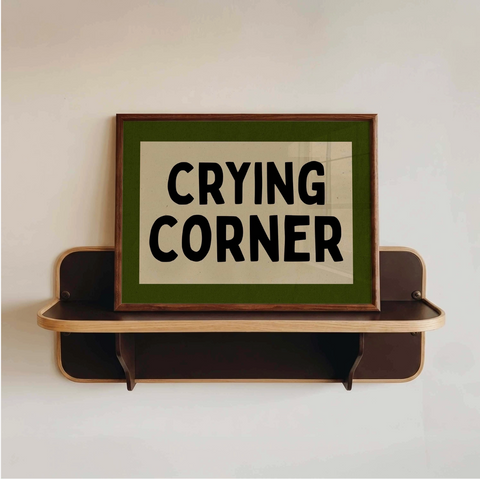 Dandy Prints ' Crying Corner' Framed Print 