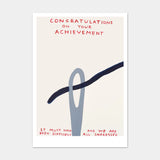 David Shrigley Congratulations On Your Achievement Framed Print