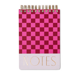Designworks Ink Large Chunky Notepad - Burgundy & Pink