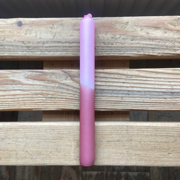 Dip Dye Dinner Candles - Mulberry Coulis