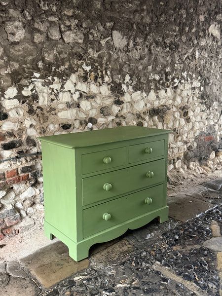 Vintage Painted Chest Of Drawers