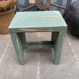 Rustic Painted Stool