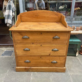 Antique pine chest of drawers
