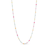 ENAMEL Copenhagen Lola Rainbow Necklace - Silver