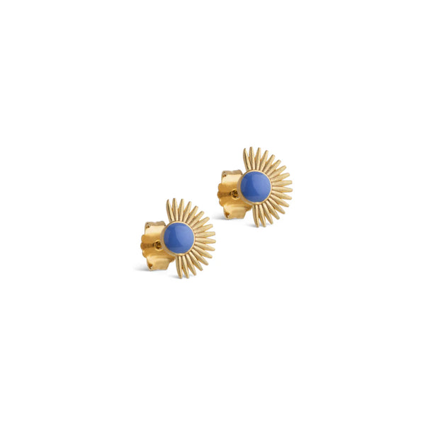 ENAMEL Copenhagen Soleil Studs - Cornflower