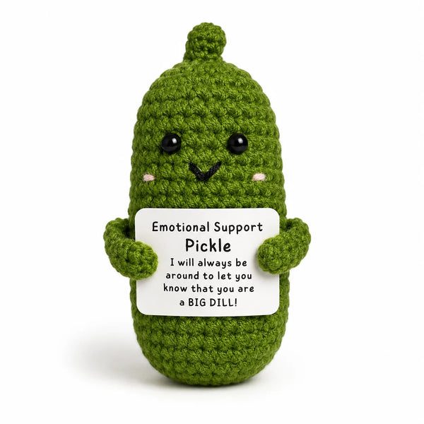 Emotional Support Crochet Pickle 