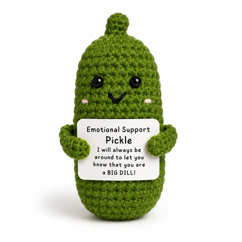 Emotional Support Crochet Pickle 