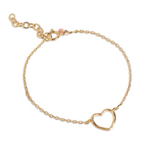 ENAMEL Copenhagen Bracelet, Organic Heart Gold