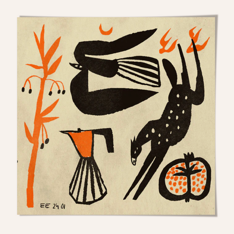 Enikő Eged Morning Thoughts Framed Print