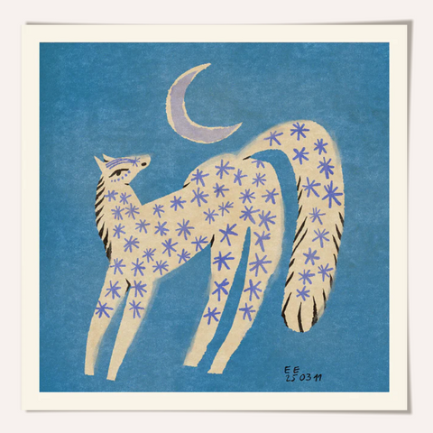 Enikő Eged Star Horse Framed Print
