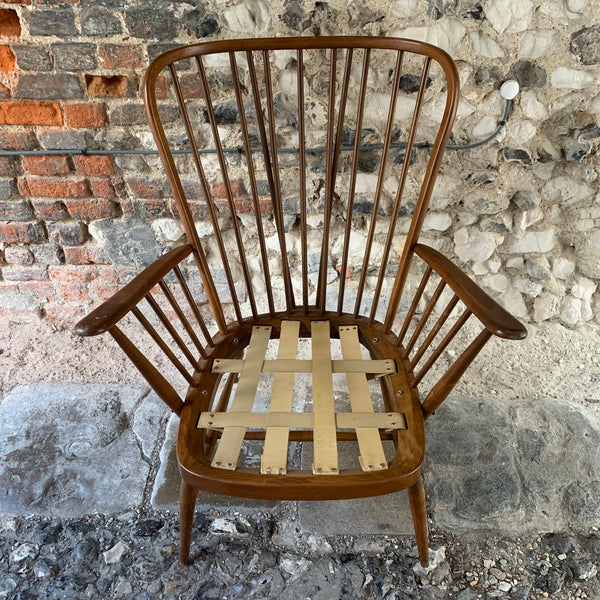 Ercol Lounge Chair Elm Base