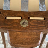Ercol Lounge Chair Elm Label