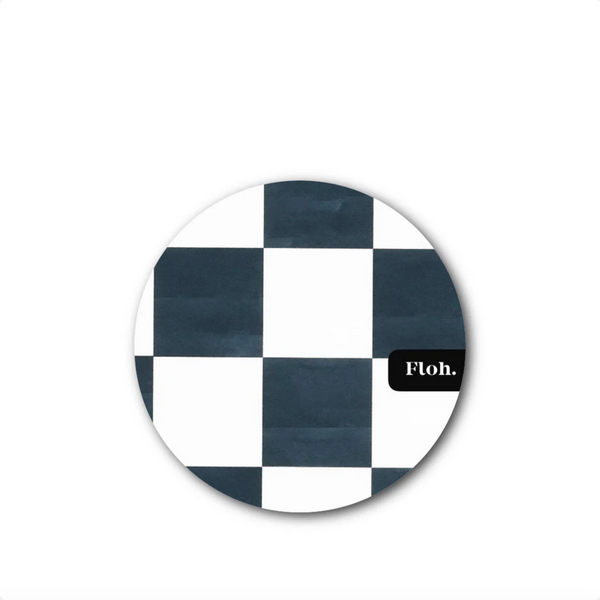 Espresso Checkerboard Coaster