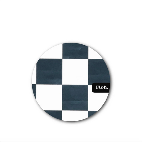 Espresso Checkerboard Coaster