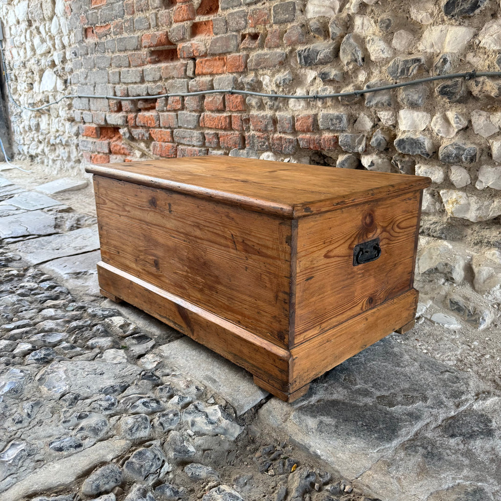 Antique Pine Blanket Box