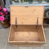 Antique Pine Blanket Box
