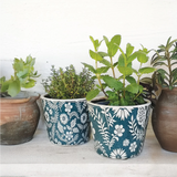 Plant Pot Jaipur Teal