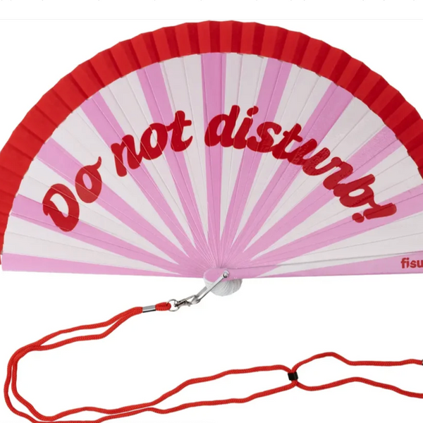 Fisura Handheld Fan- "Do Not Disturb"