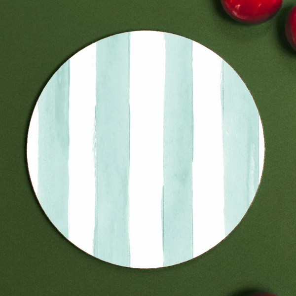Floh Mint Stripe Coaster 