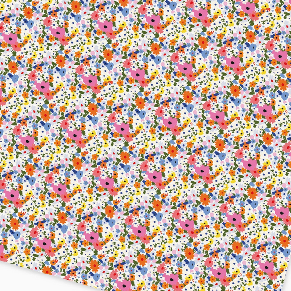Floral Repeat Roll Wrap (3m Roll) CLOSE UP