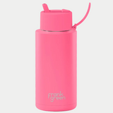 Frank Green Ceramic Reusable Bottle - Bubblegum Blast  (1 Litre)