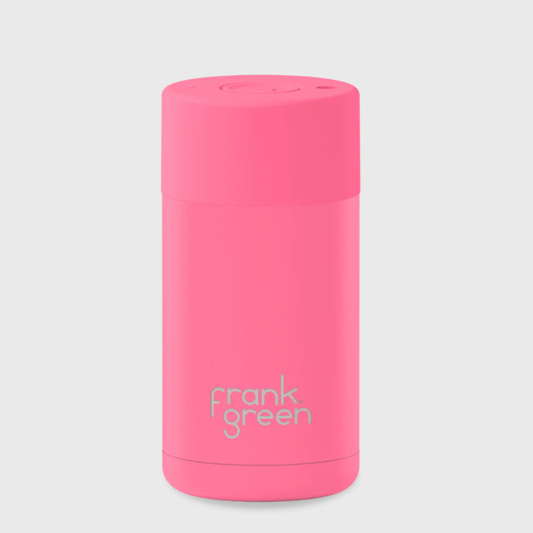 Frank Green Ceramic Reusable Bottle - Bubblegum Blast (355ml)