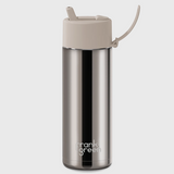 Frank Green Ceramic Reusable Bottle - Chrome Moon Dust (595ml)