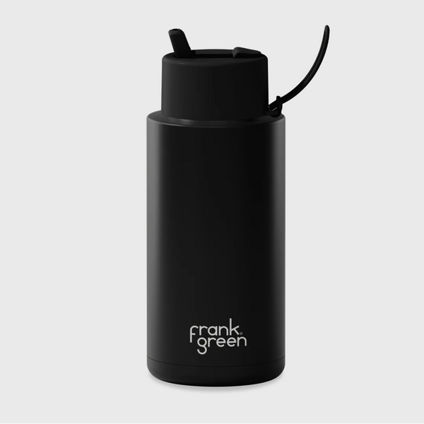 Frank Green Ceramic Reusable Bottle - Midnight (1 Litre)