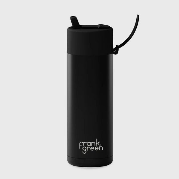 Frank Green Ceramic Reusable Bottle - Midnight (595ml)