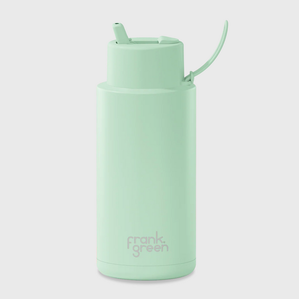 Frank Green Ceramic Reusable Bottle - Mint (1 L)