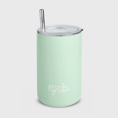 Frank Green Iced Coffee Cup with Straw - Mint Gelato (425ml)