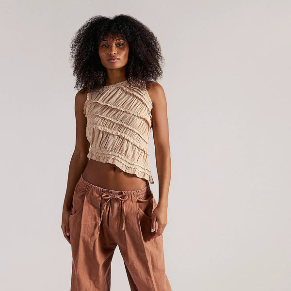 Free People Chambers Laidback Pull-On Pants Canyon Sunset