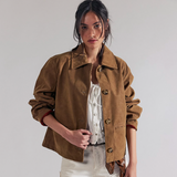 Free People Hera Vegan Suede Jacket