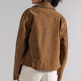 Free People Hera Vegan Suede Jacket