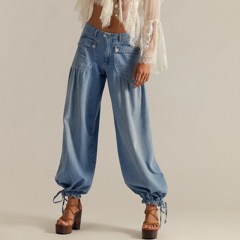 Free People Lotus Balloon Jeans