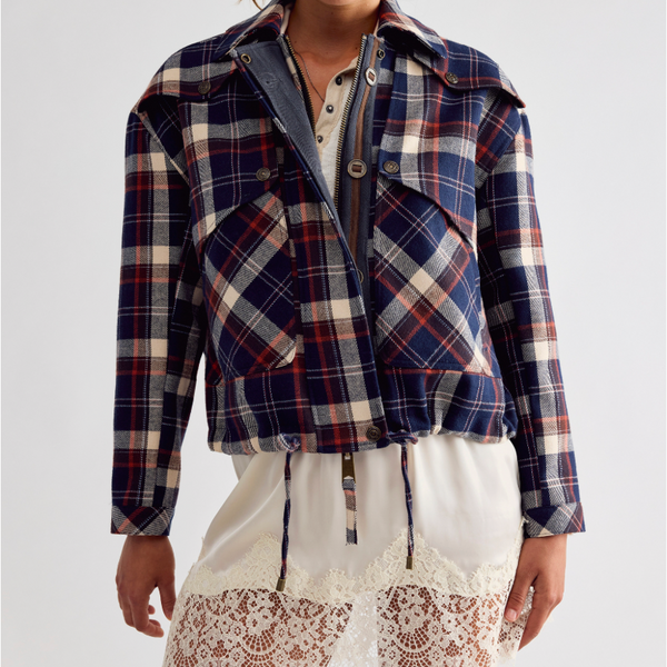 Free People Morant Jacket in Navy 