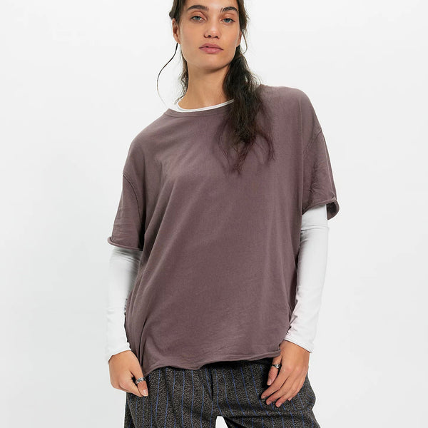 Free People Nina Tee Mochaccino